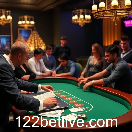 Cassino Ao Vivo: A Experiência de Jogo Realista no 122bet
